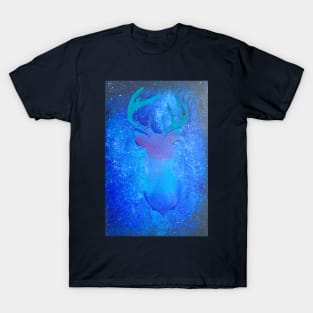 Galaxy star milky way stag deer overlay - Cool T-Shirt